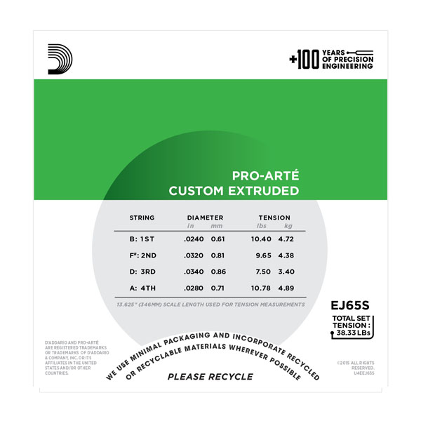 D'Addario EJ65S по цене 550 ₽