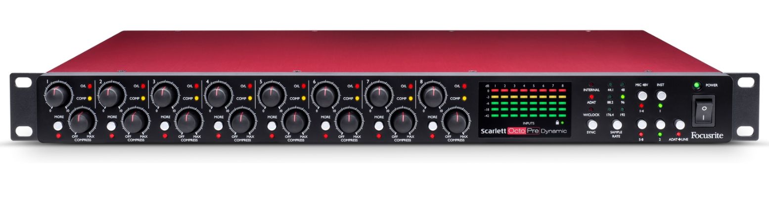 FOCUSRITE Scarlett OctoPre Dynamic по цене 113&nbsp;000 ₽