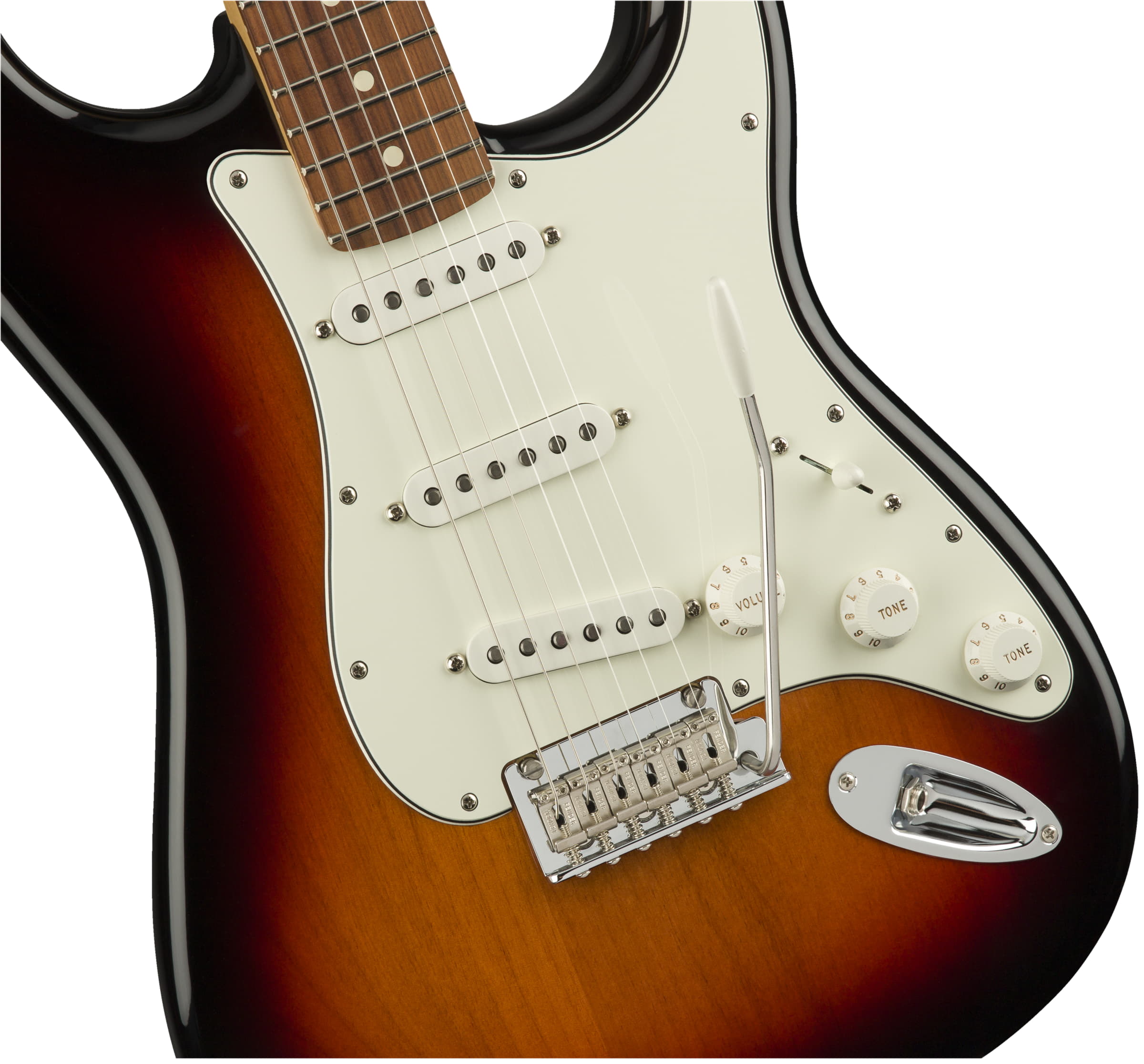 Fender Player Stratocaster PF 3-Tone Sunburst по цене 131&nbsp;890 ₽