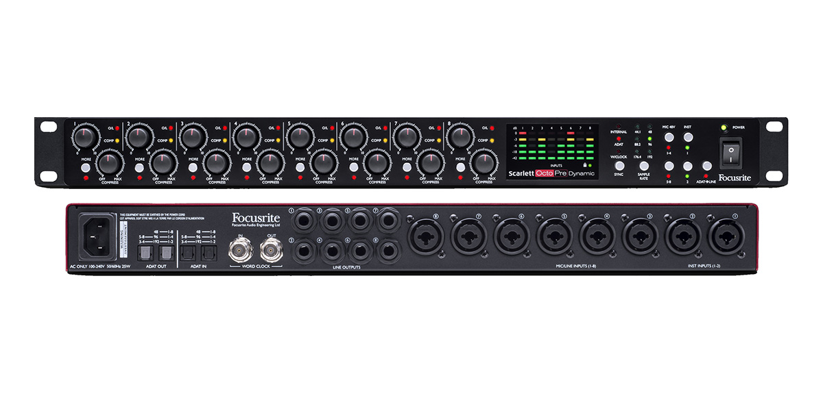 FOCUSRITE Scarlett OctoPre Dynamic по цене 113&nbsp;000 ₽
