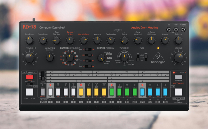 Behringer выпустили свою версию культовой драм-машины Roland CR-78