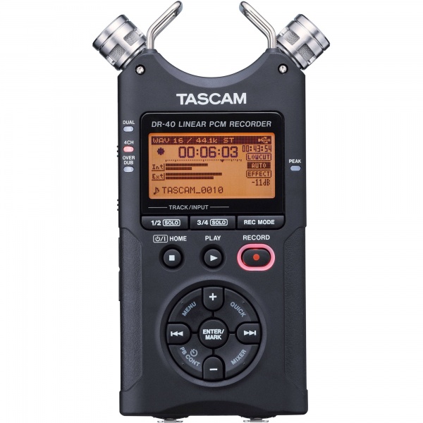 Аренда рекордера Tascam DR-40 по цене 1 000.00 ₽