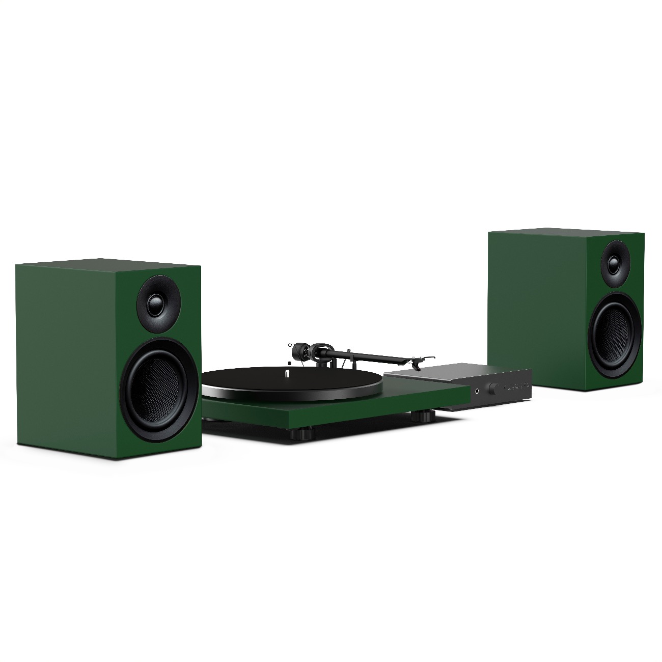 Pro-Ject Colourful Audio System E Satin Green по цене 159&nbsp;500.00 ₽