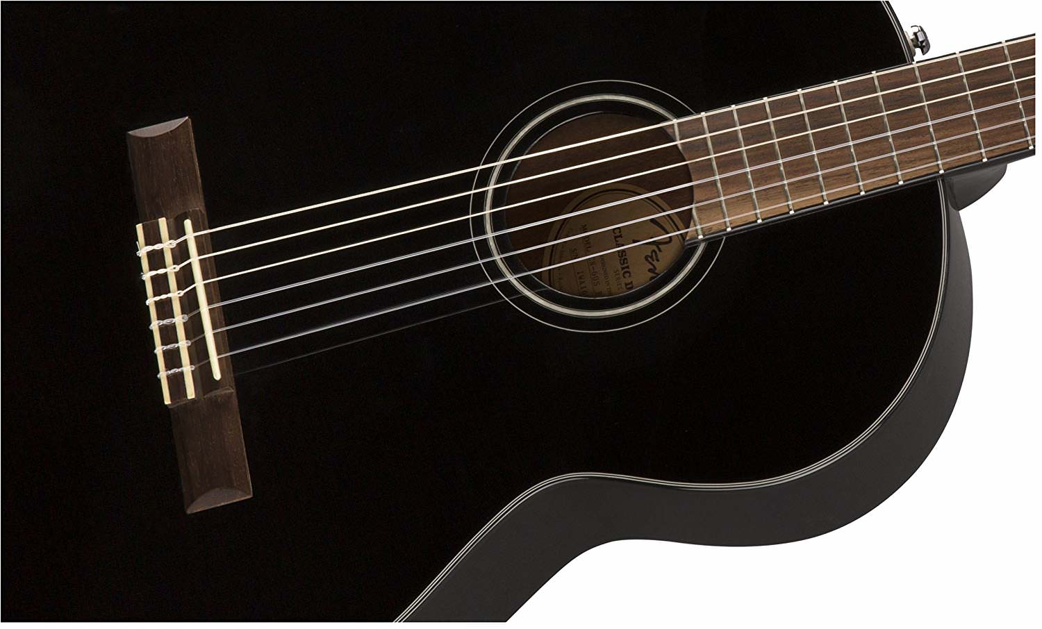 Fender CN-60S Nylon Black по цене 32&nbsp;590 ₽