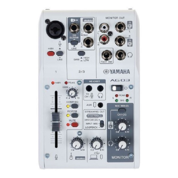 Yamaha AG03 MK2 WH по цене 20&nbsp;780 ₽