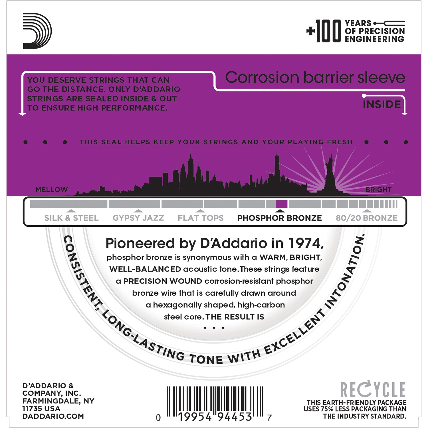 D'Addario EJ38H по цене 630 ₽