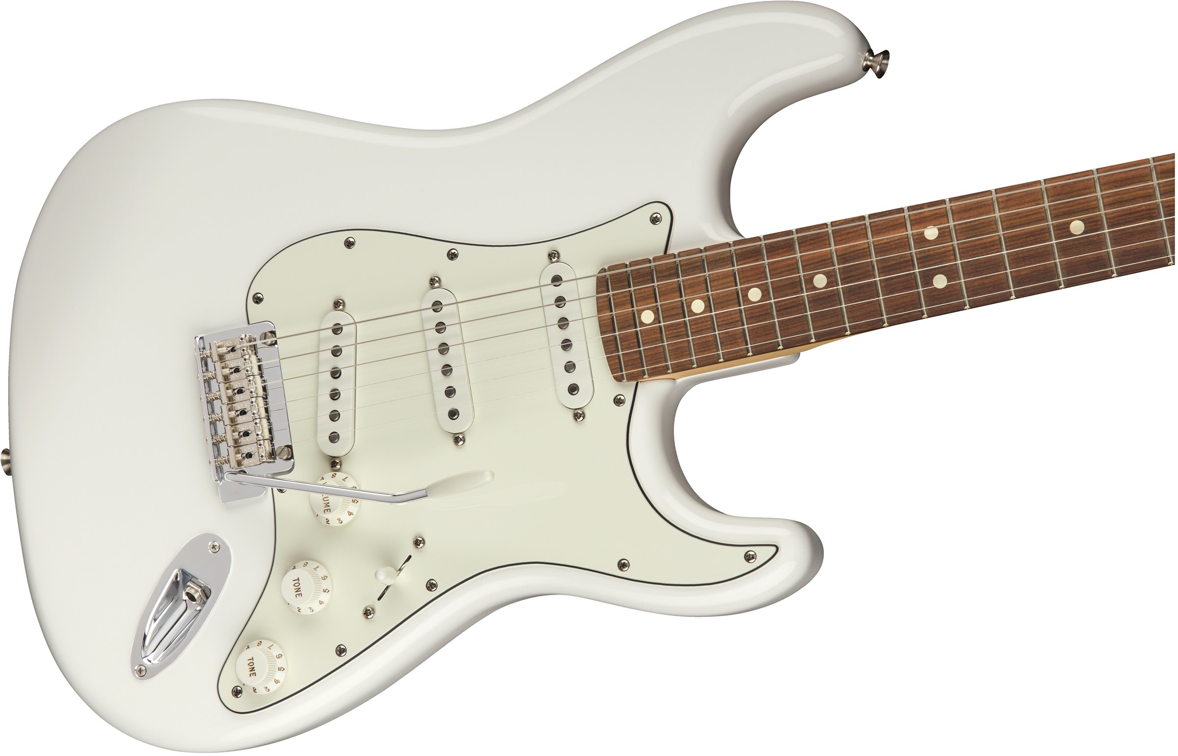 Fender Player Stratocaster PF Polar White по цене 132&nbsp;390 ₽