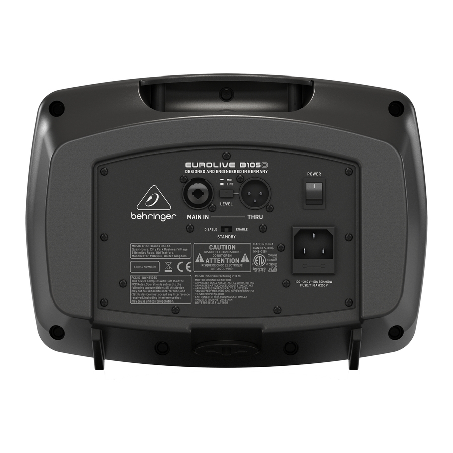 Behringer B105D по цене 9&nbsp;340 ₽