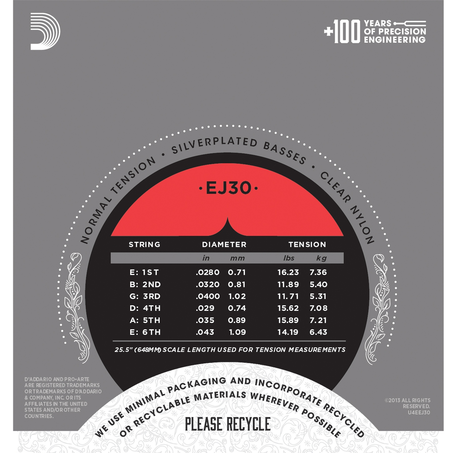 D'Addario EJ30 по цене 1&nbsp;030 ₽