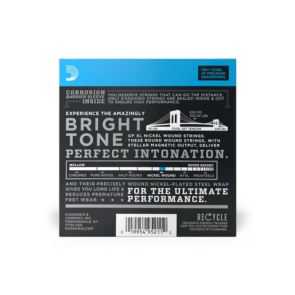 D'Addario EXL110-10P по цене 10&nbsp;180 ₽