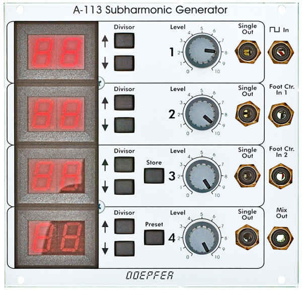 Doepfer A-113 Subharmonic Generator по цене 34&nbsp;500 ₽
