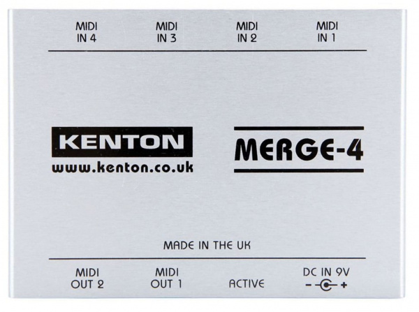 Kenton Merge 4 – 4 MIDI IN to 2 OUT по цене 10&nbsp;530 ₽