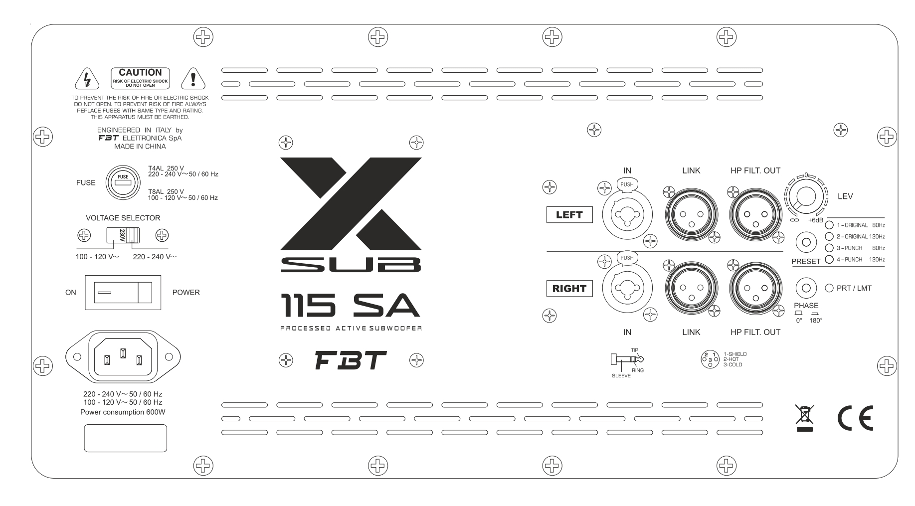 FBT X-SUB 115SA по цене 83&nbsp;990 ₽