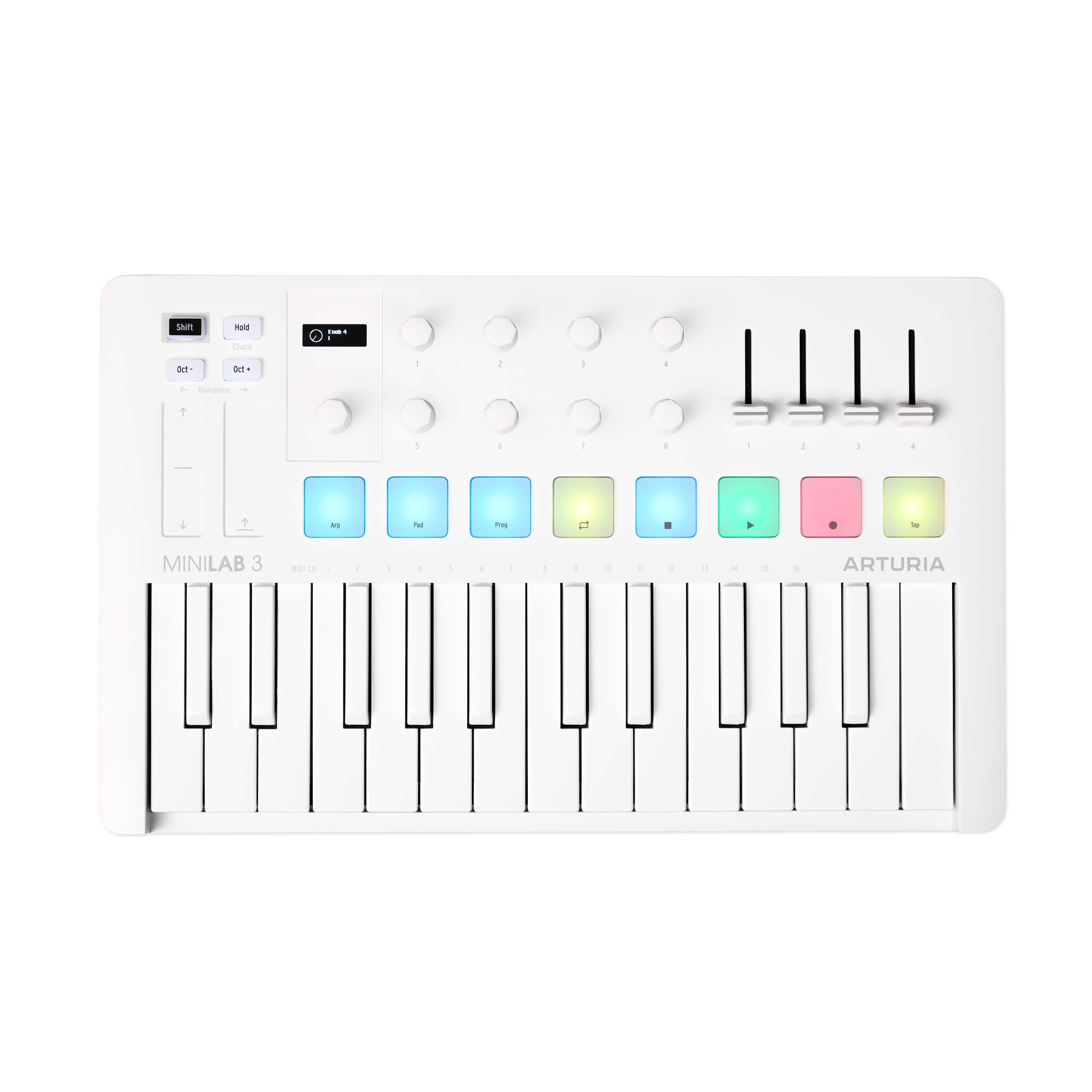 Arturia MiniLAB 3 Alpine White по цене 12&nbsp;350 ₽