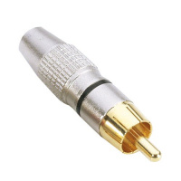 Adam Hall Connectors 7620 BLK - RCA Plug black по цене 320 ₽
