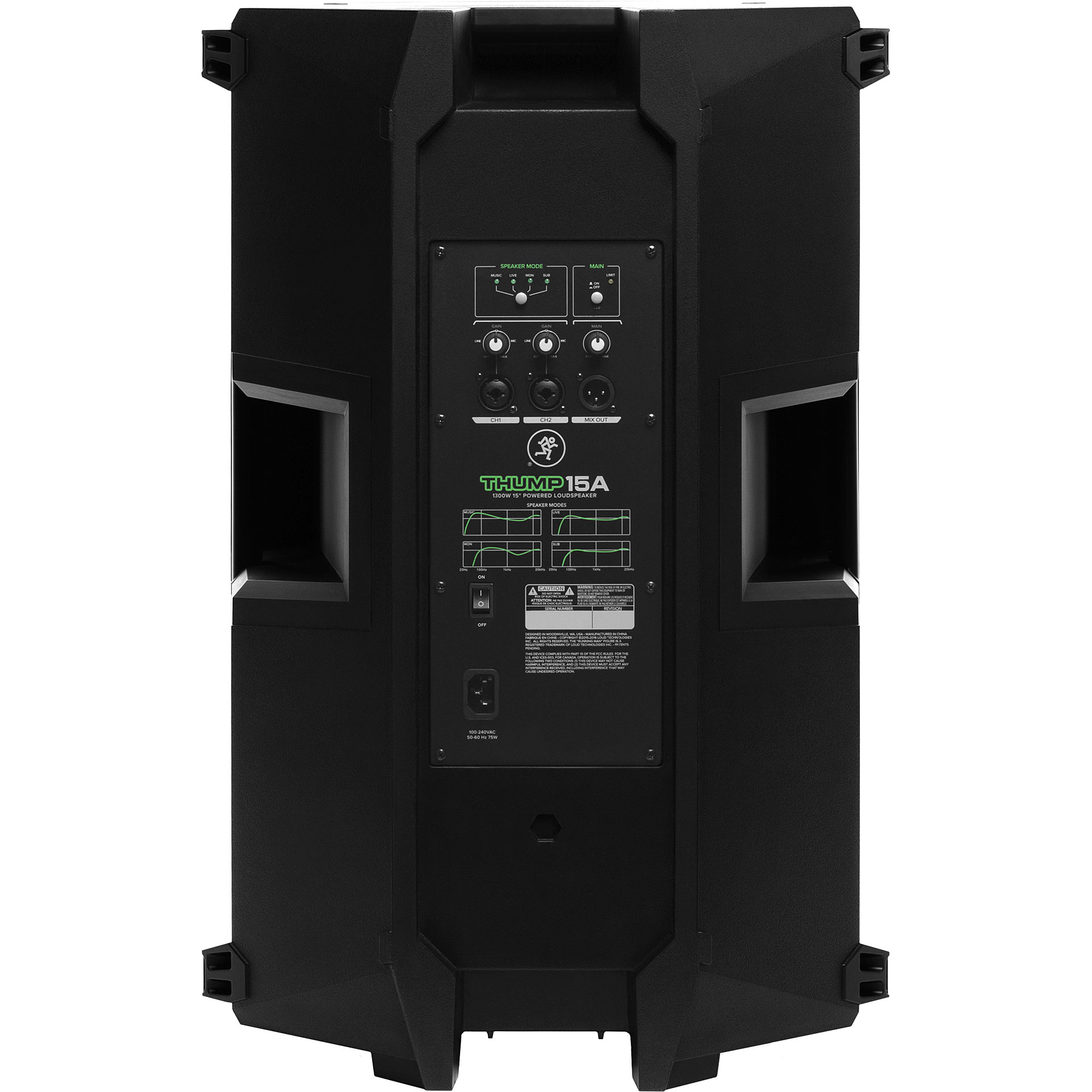 Аренда колонок Mackie Thump 15A (2 шт.) 1200 watt по цене 4 000.00 ₽