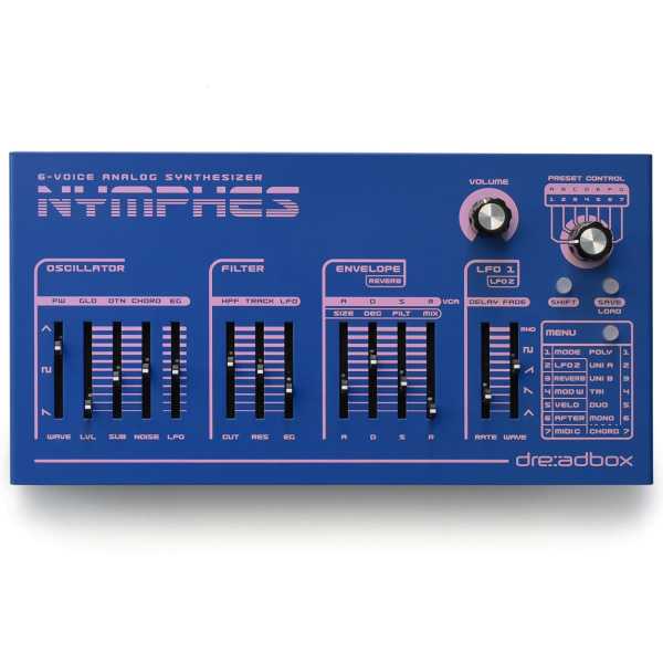 Dreadbox Nymphes по цене 56&nbsp;370 ₽