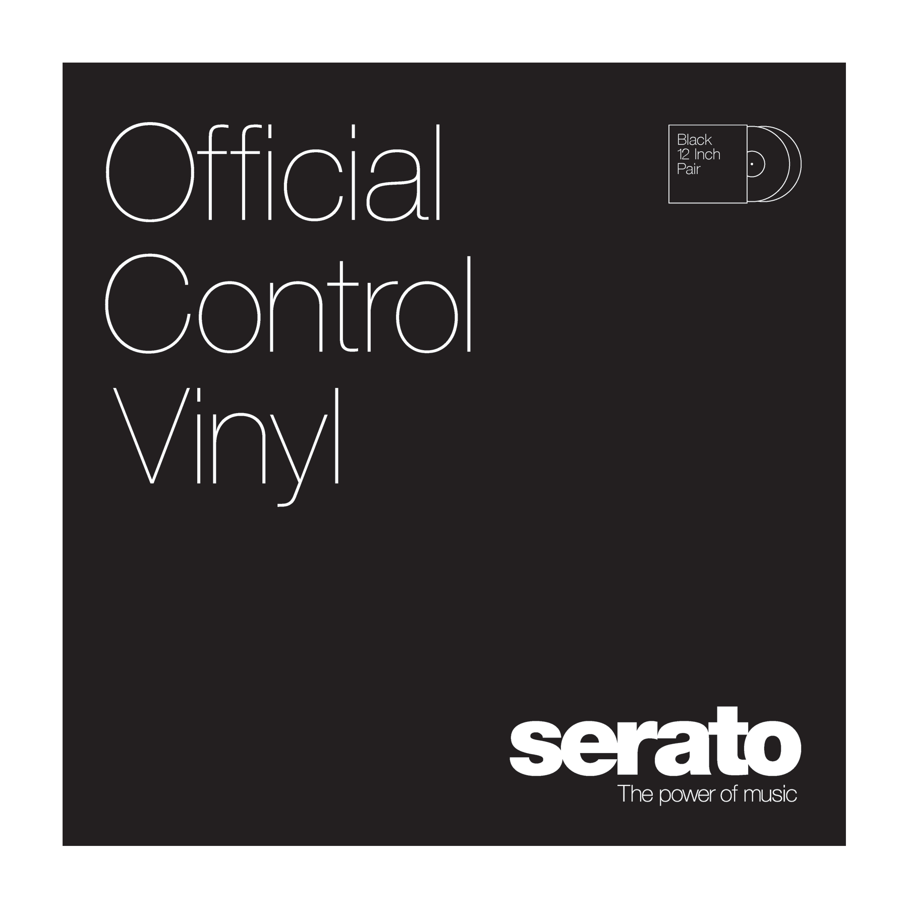Serato 12" Control Vinyl Performance Series (пара) - Black по цене 3&nbsp;910 ₽