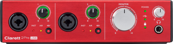 Focusrite Clarett 2Pre USB по цене 44&nbsp;990 ₽