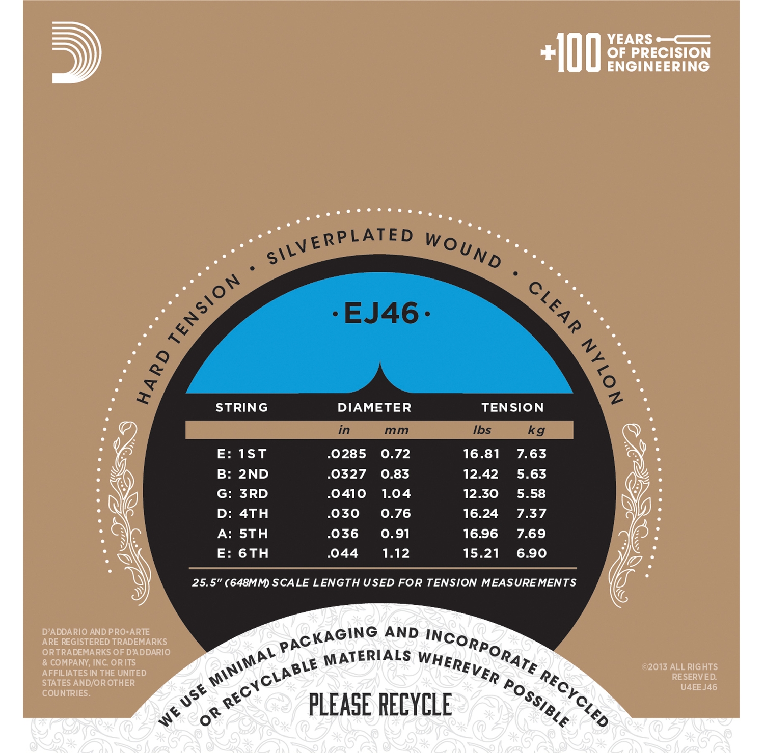 D'Addario EJ46 по цене 1&nbsp;670 ₽