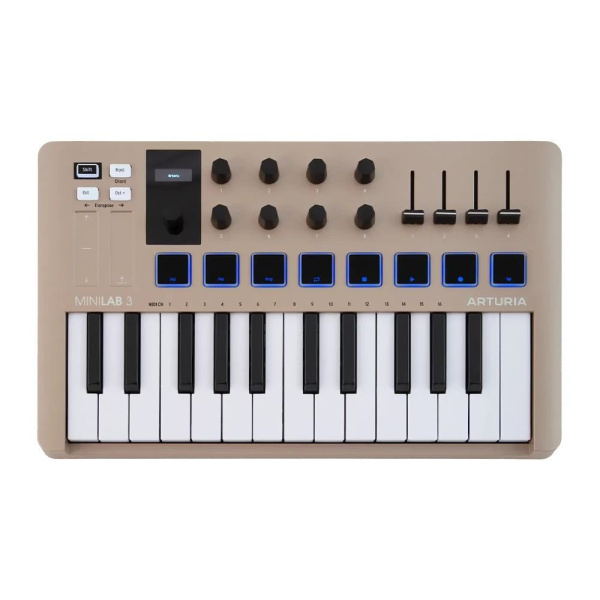 Arturia MiniLAB 3 Champagne по цене 10&nbsp;660 ₽