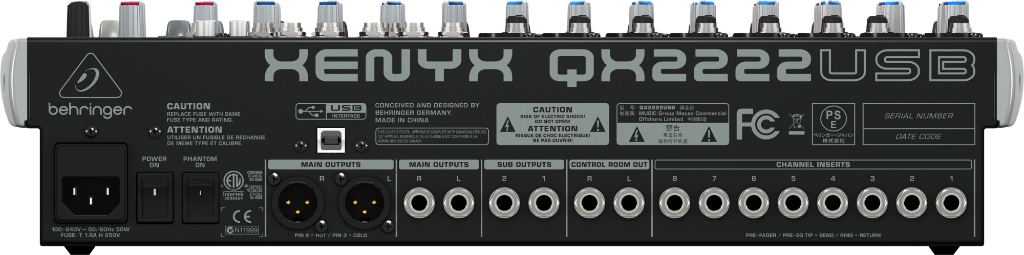 Behringer XENYX QX2222USB по цене 38&nbsp;990 ₽