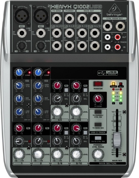 Behringer Xenyx Q1002USB по цене 9&nbsp;310 ₽