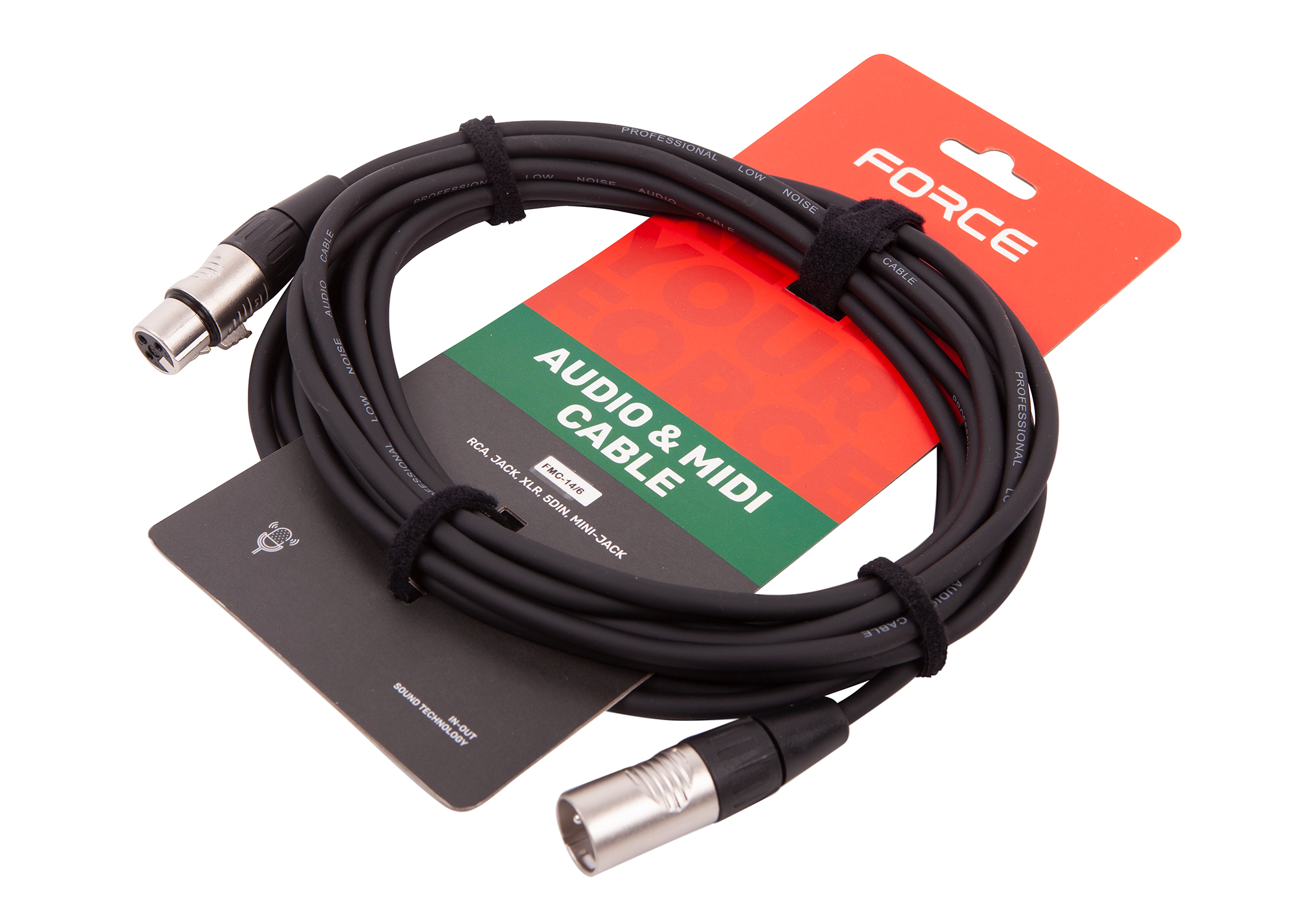FORCE FMC-14/6 Кабель XLR f - XLR m по цене 1&nbsp;080 ₽