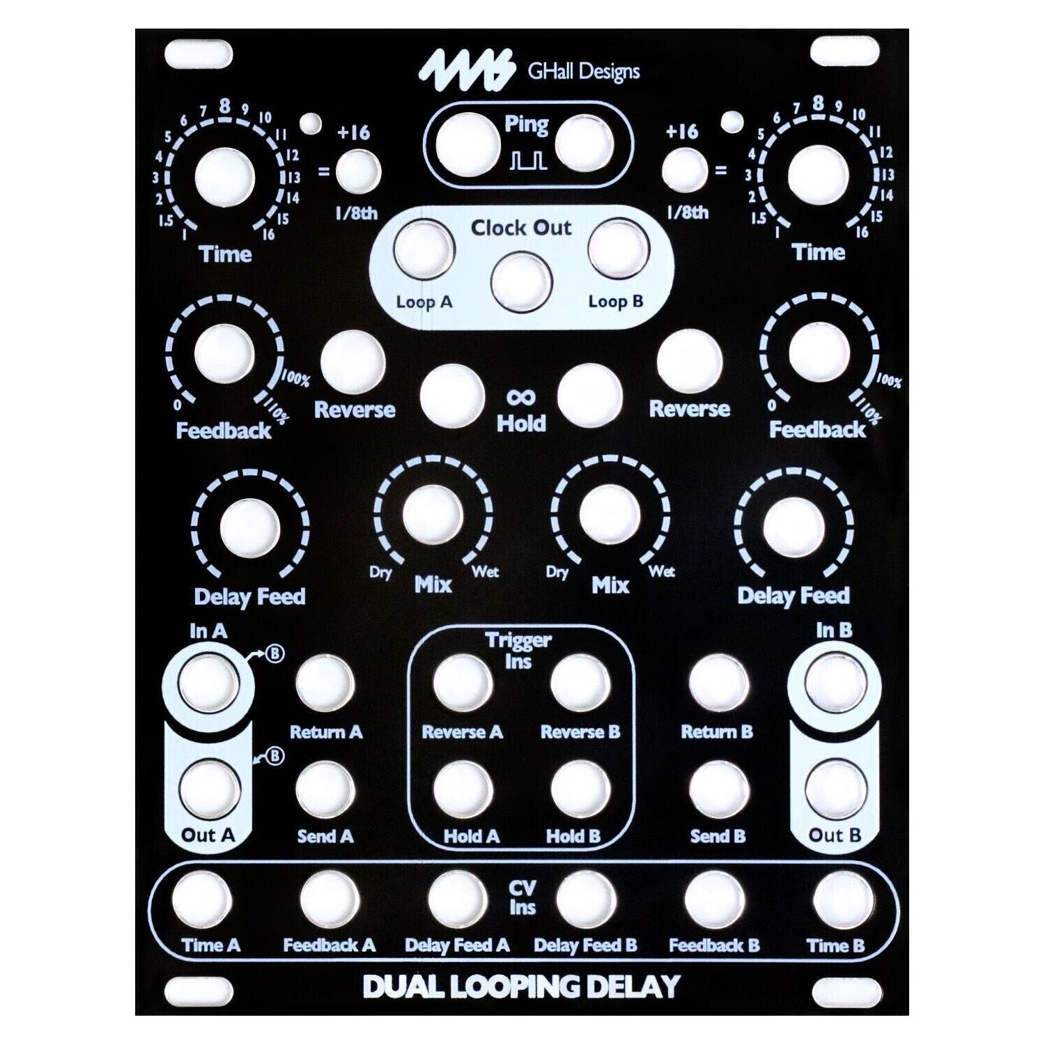 4MS DLD Black Faceplate по цене 3&nbsp;920 ₽