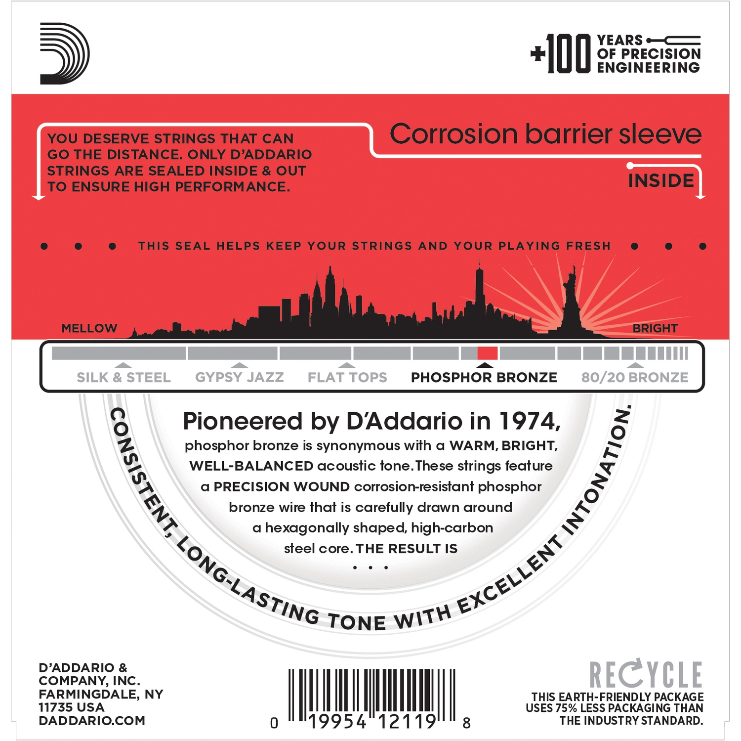 D'Addario EJ39 по цене 3&nbsp;490 ₽