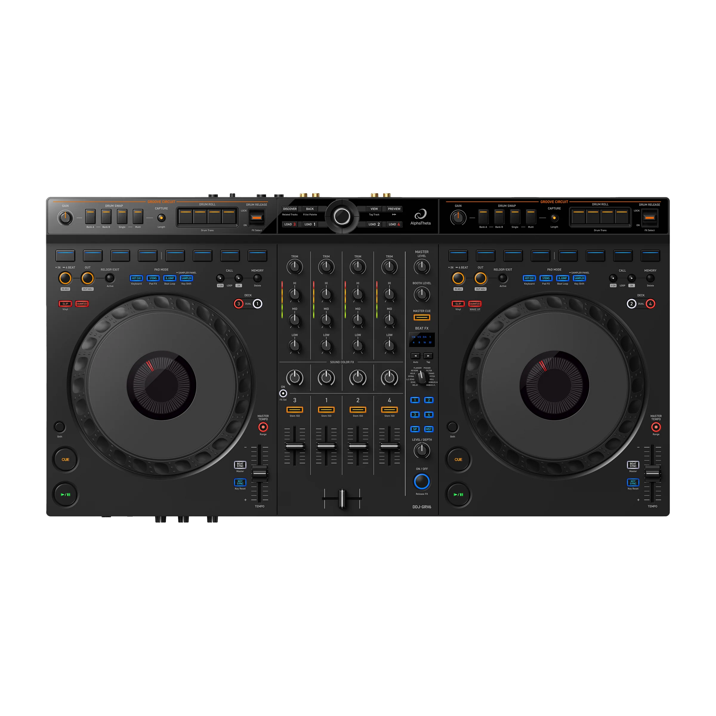 AlphaTheta DDJ-GRV6 по цене 107&nbsp;270 ₽