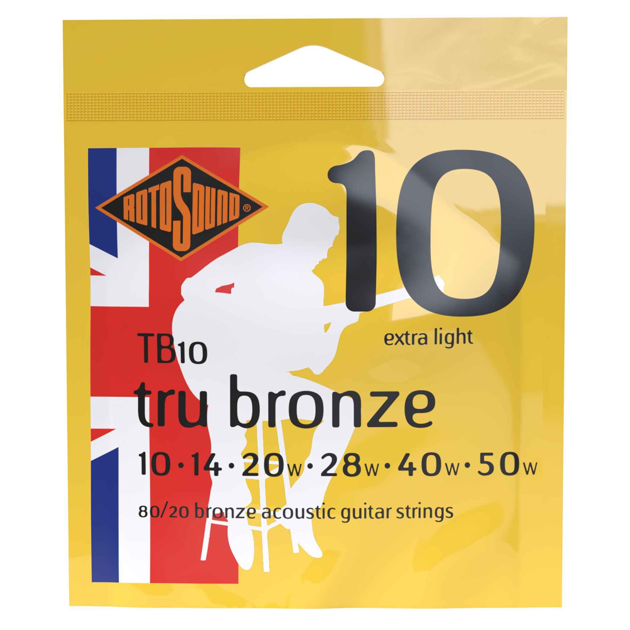 Rotosound TB10 Strings 80/20 Bronze по цене 640 ₽