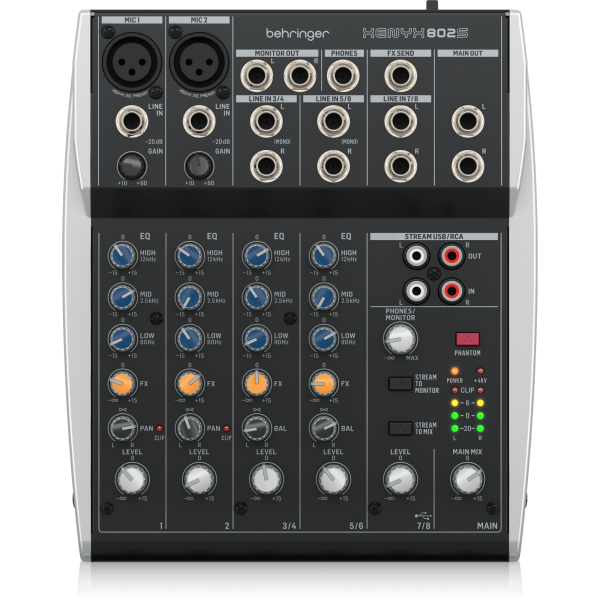 Behringer XENYX 802S по цене 9&nbsp;540 ₽