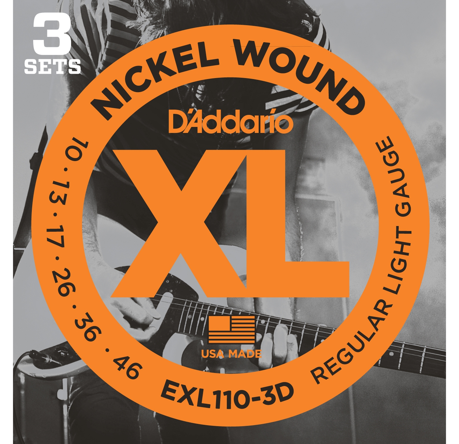 D'Addario EXL110-3D по цене 2&nbsp;230 ₽