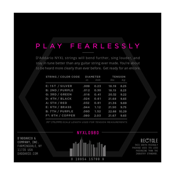 D'Addario NYXL0980 по цене 3&nbsp;030 ₽