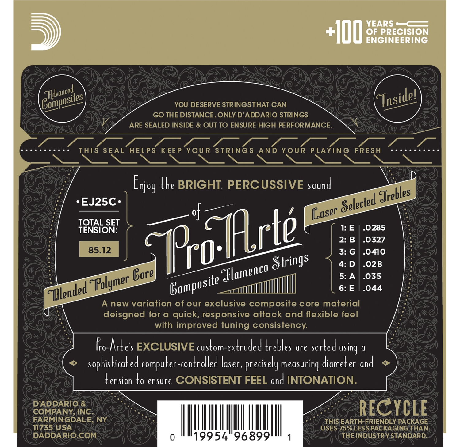 D'Addario EJ25C Flamenco по цене 1&nbsp;700 ₽