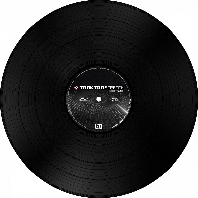 Native Instruments Traktor Scratch Pro Control Vinyl Black Mk2 по цене 3&nbsp;990.00 ₽