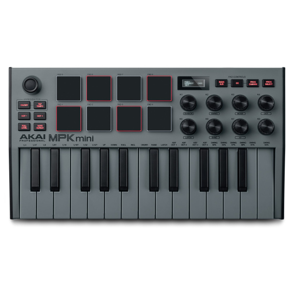 AKAI PRO MPK Mini MK3 Grey по цене 16&nbsp;490 ₽