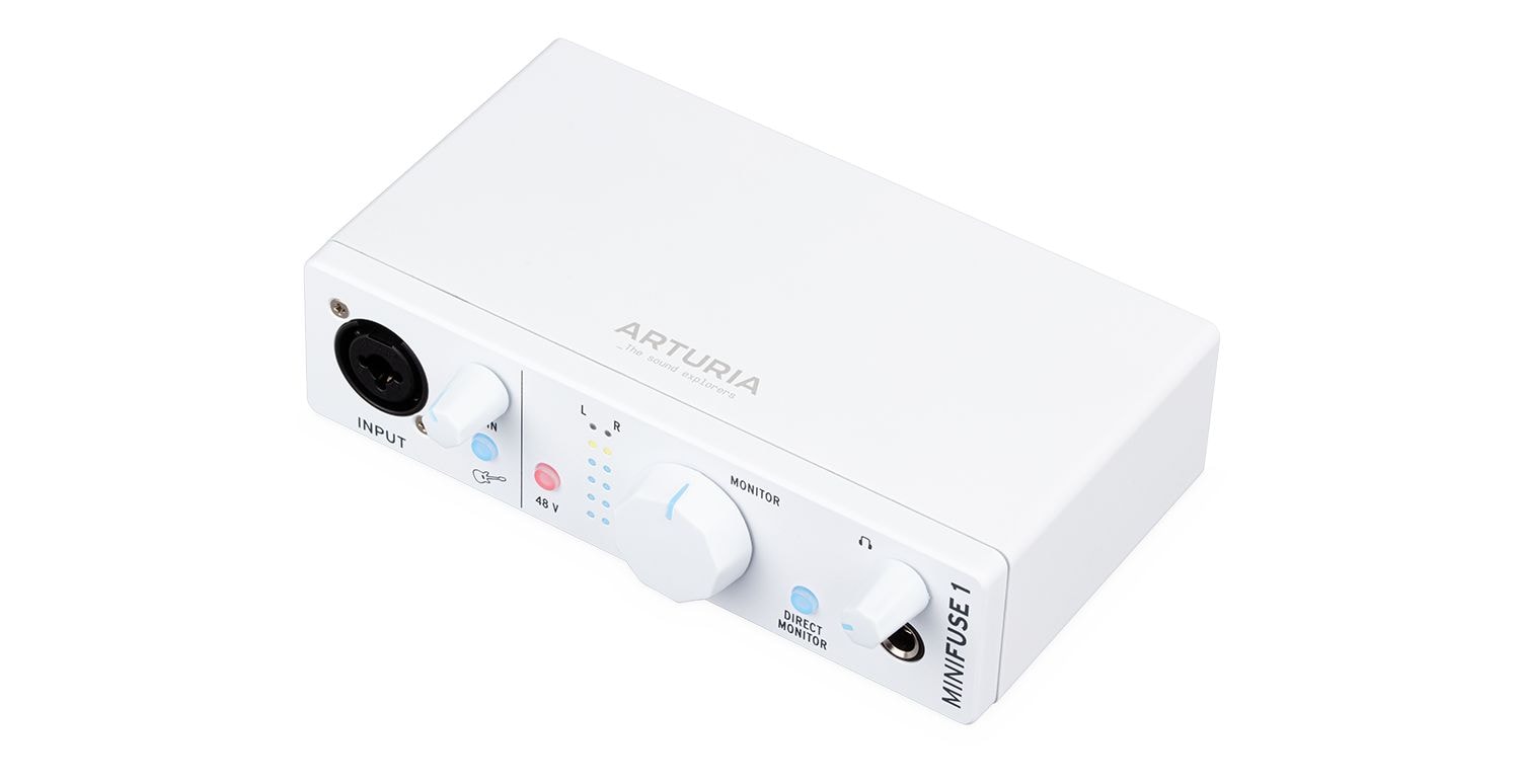 Arturia MiniFuse 1 White по цене 9&nbsp;860 ₽