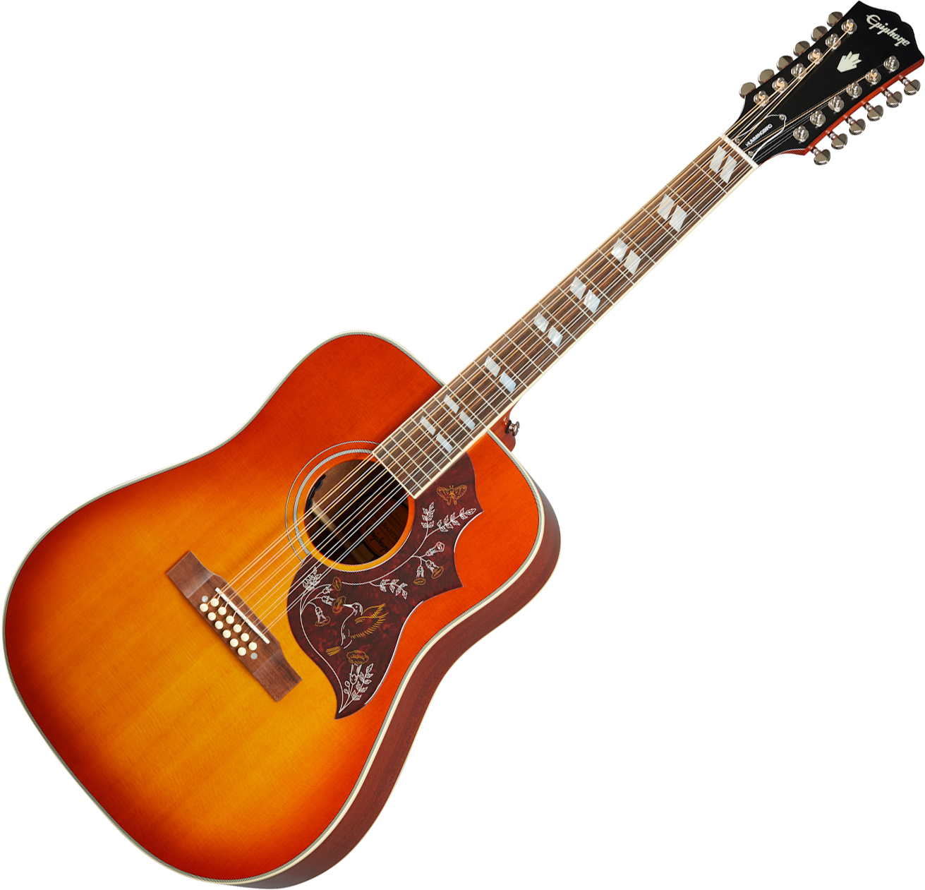 Epiphone Hummingbird 12-String Aged Cherry Sunburst по цене 216&nbsp;000 ₽