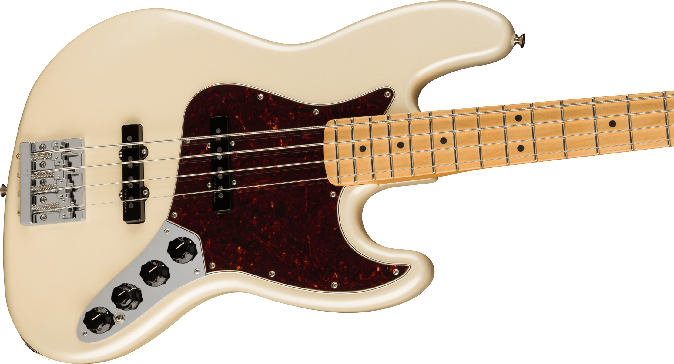 Fender Player Plus Active Jazz Bass MN Olympic Pearl по цене 188&nbsp;000 ₽