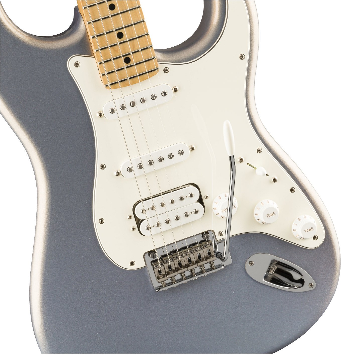 Fender Player Stratocaster HSS MN Silver по цене 109&nbsp;000 ₽