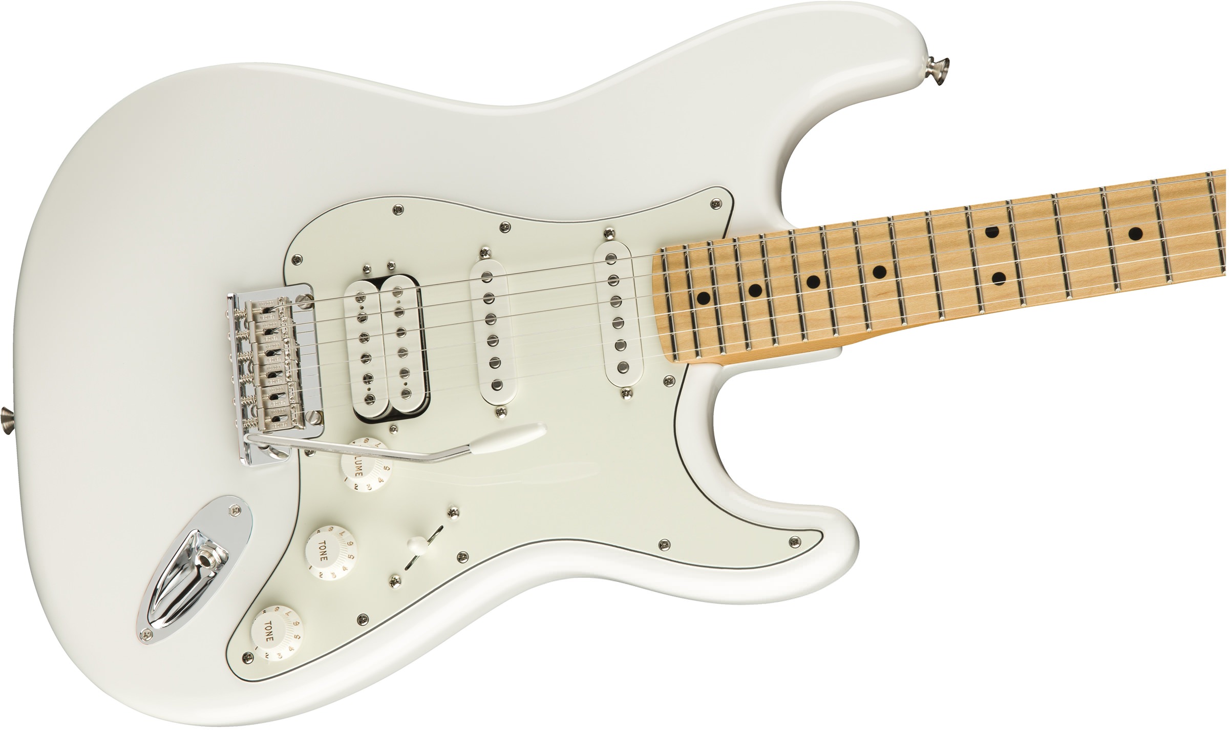 Fender Player Stratocaster HSS MN Polar White по цене 131&nbsp;590 ₽