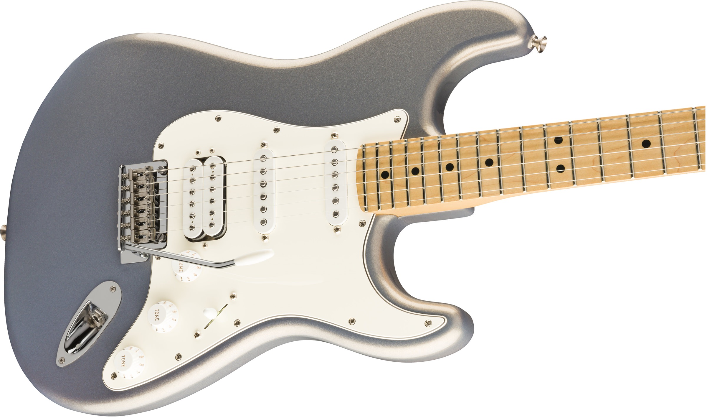 Fender Player Stratocaster HSS MN Silver по цене 109&nbsp;000 ₽