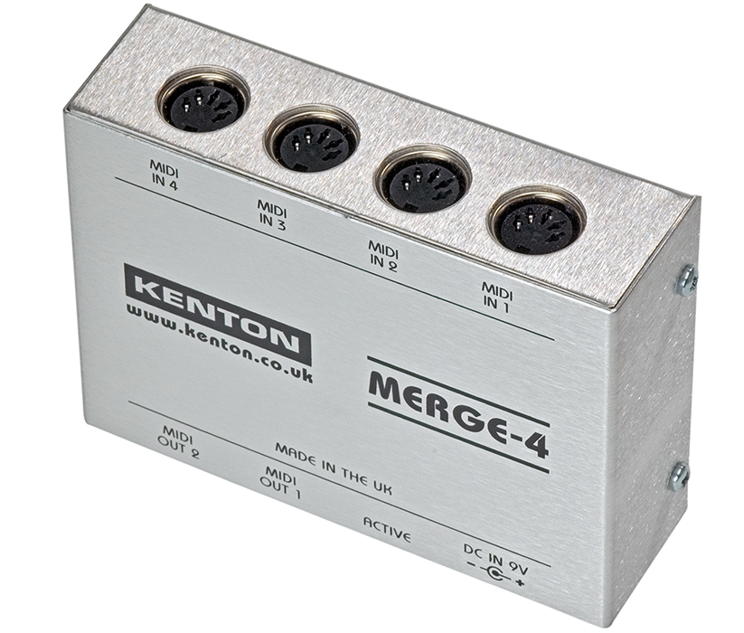 Kenton Merge 4 – 4 MIDI IN to 2 OUT по цене 10&nbsp;530 ₽