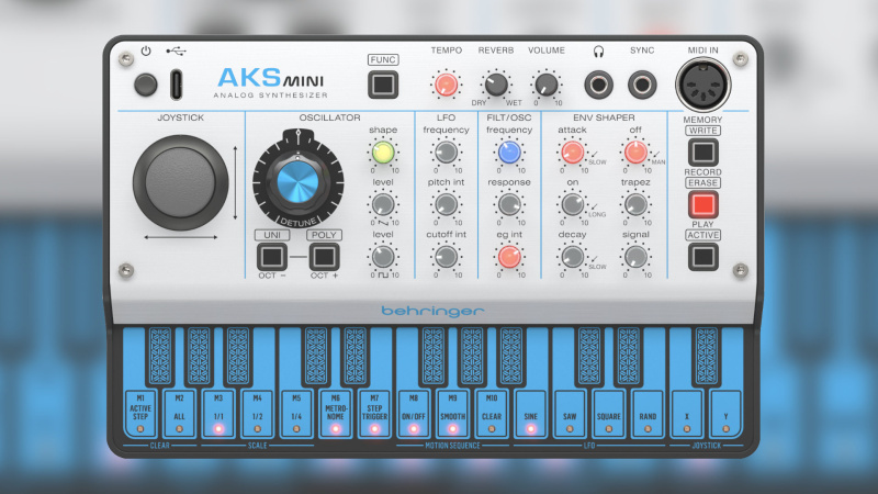 Behringer AKS Mini: мини-синтезатор, вдохновленный VCS 3