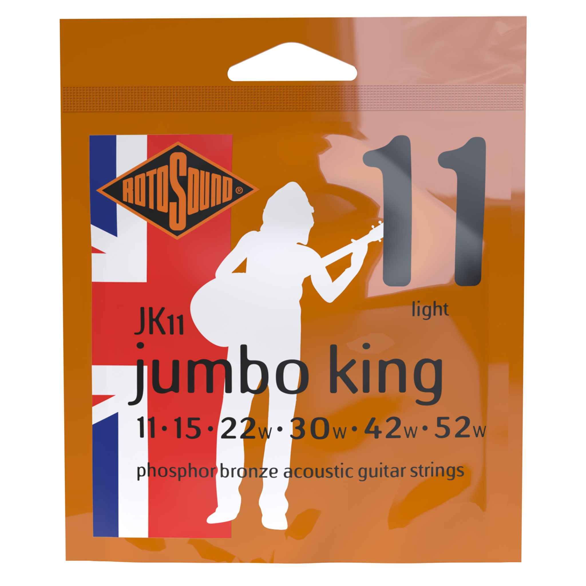Rotosound JK11 Strings Phosphor Bronze по цене 1&nbsp;190 ₽