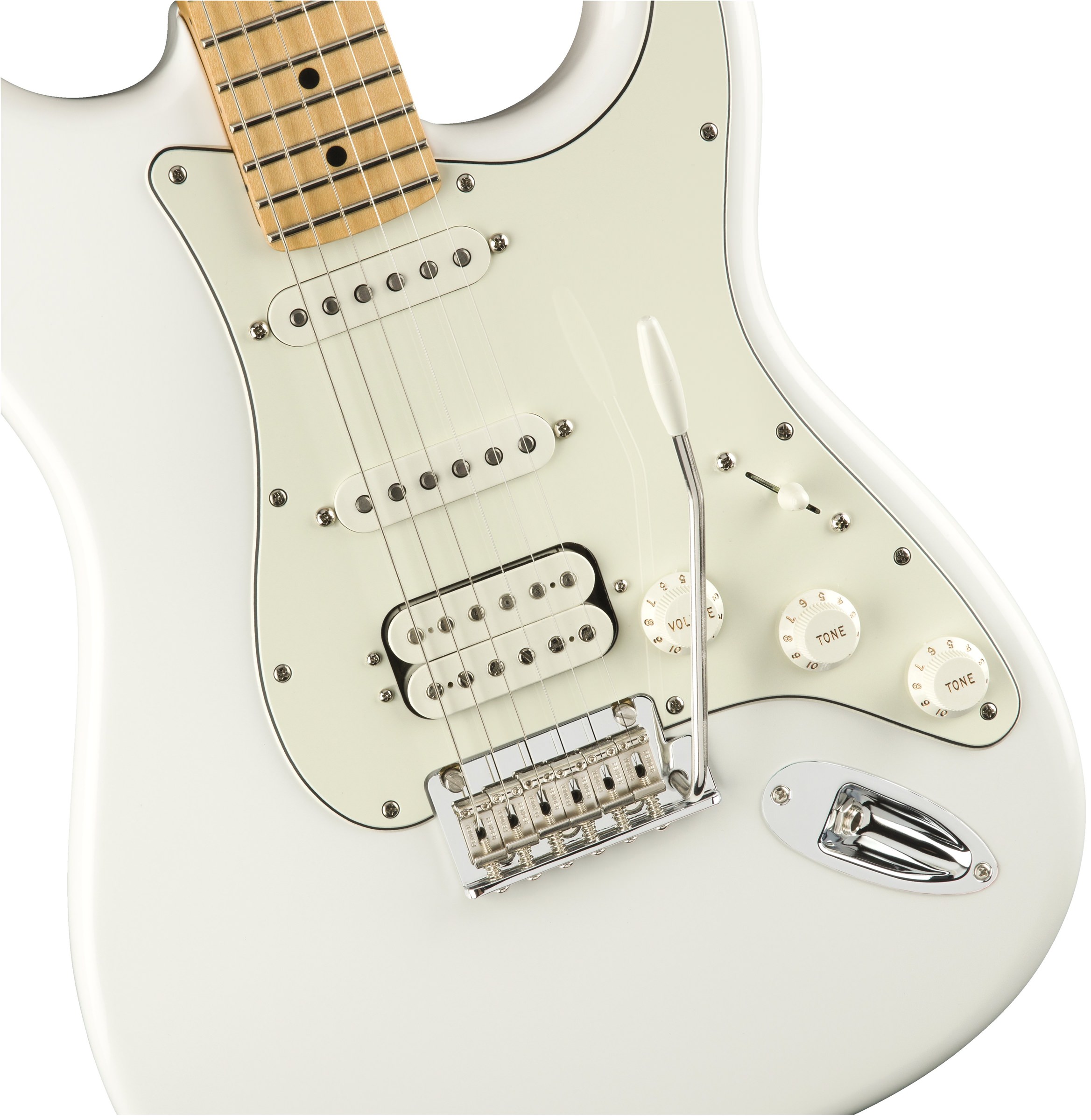 Fender Player Stratocaster HSS MN Polar White по цене 131&nbsp;590 ₽