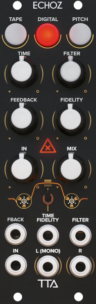 Tiptop Audio Echoz Time Delay Effect Collection Black по цене 27&nbsp;600 ₽