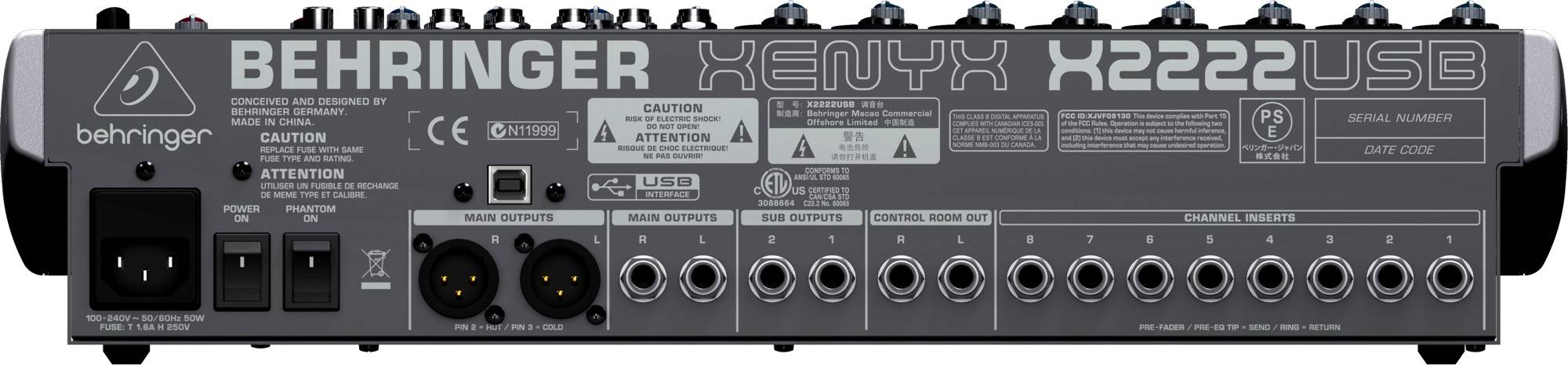 Behringer X2222USB по цене 30&nbsp;020 ₽